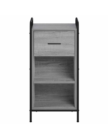 Credenza Sonoma grigio 97 x 33 x 81 cm Legno ingegnerizzato