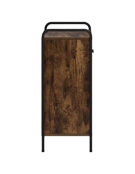 Credenza Rovere Fumo 97 x 33 x 81 cm Legno ingegnerizzato