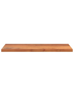 Piano Tavolo 100x50x2,5cm Rettangolare Legno Massello di Faggio 2