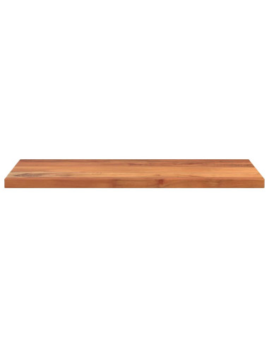 Piano Tavolo 100x50x2,5cm Rettangolare Legno Massello di Faggio
