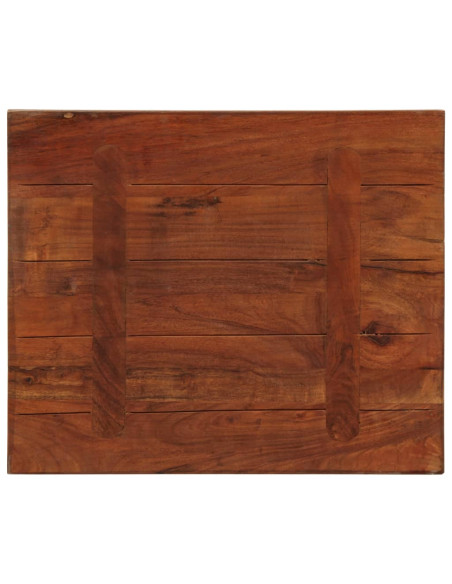 Piano Tavolo 60x50x2,5 cm Rettangolare in Massello di Recupero