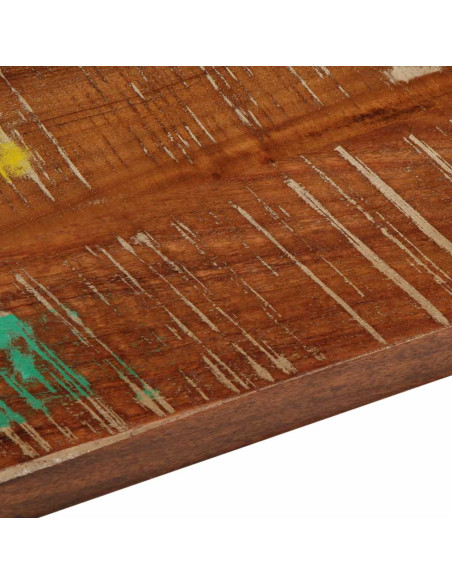 Piano Tavolo 60x50x2,5 cm Rettangolare in Massello di Recupero