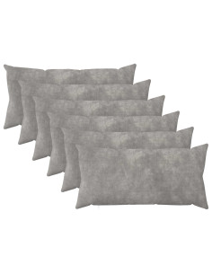 Federa 6 pcs HEERLEN Grigio Chiaro 40 x 70 cm