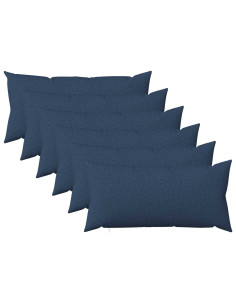 Federa 6 pz HEERLEN Blu 40 x 80 cm Tessuto