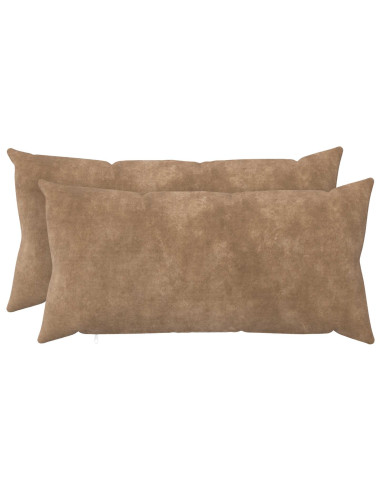 Federa 2 pcs HEERLEN Tortora 40 x 80 cm Fleece in microfibra