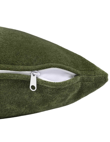 Federa 12 pcs HEERLEN Verde 40 x 80 cm Fleece in microfibra