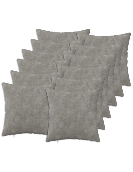Federa 12 pcs HEERLEN Grigio Chiaro 40 x 40 cm