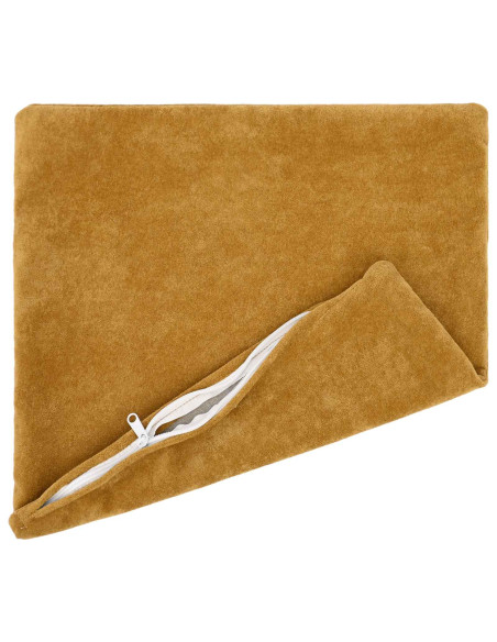 Federa 12 pcs HEERLEN Giallo 40 x 40 cm Fleece in microfibra
