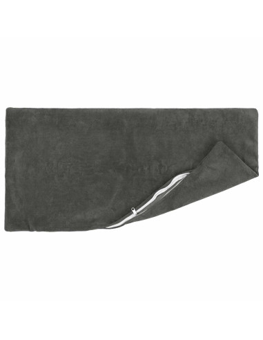 Federa 6 pcs HEERLEN Antracite 40 x 70 cm Fleece in microfibra