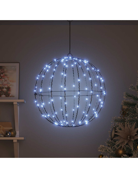 Palla Bianco freddo 50 x 50 x 52 cm Metallo 160 LED
