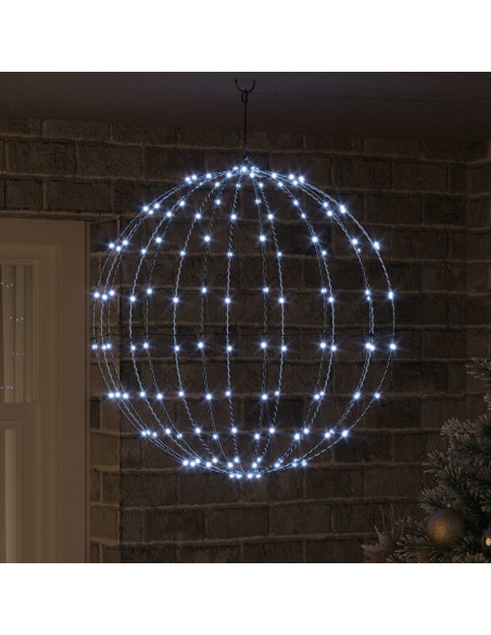 Palla Bianco freddo 60 x 60 x 62 cm Metallo 192 LED