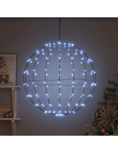Palla Bianco freddo 60 x 60 x 62 cm Metallo 192 LED
