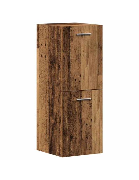 Set di mobili per il bagno 4 pz Legno vecchio
