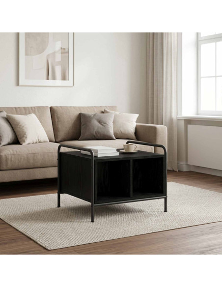 Tavolino da salotto Rovere Nero 50 x 49 x 41 cm