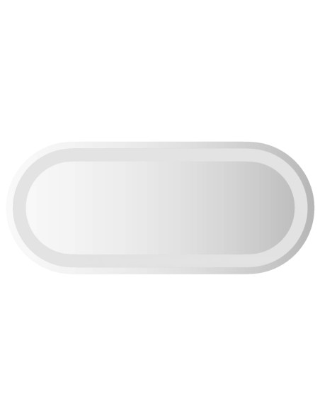 Specchio da bagno LED Trasparente 60 x 25 cm vetro temperato