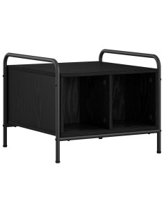 Tavolino da salotto Rovere Nero 50 x 49 x 41 cm 2