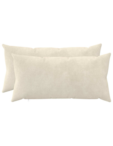 Federa 2 pcs HEERLEN Crema 40 x 70 cm Fleece in microfibra