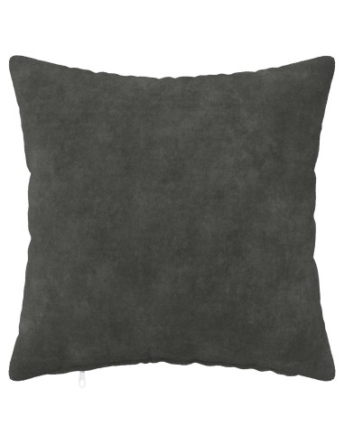 Federa 6 pcs HEERLEN Antracite 35 x 35 cm Fleece in microfibra