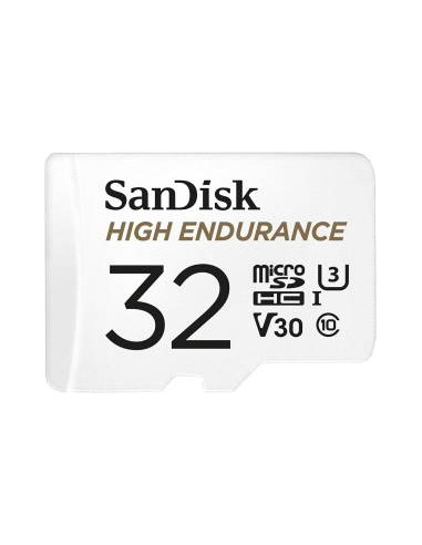 SanDisk High Endurance MicroSD 32GB C10 UHS-I 100MB/s + Ad.SD White