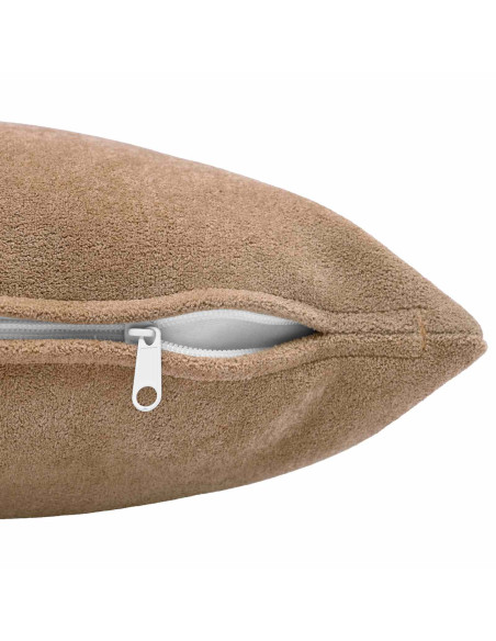 Federa 2 pcs HEERLEN Tortora 40 x 70 cm Fleece in microfibra
