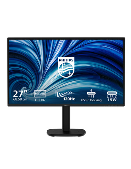 PHILIPS MONITOR 27 LED IPS FHD 16:9 4MS, REG ALTEZZA, DP/HDMI, USB-C