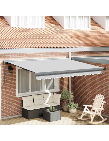 Struttura della tenda Antracite 300 x 250 cm Alluminio