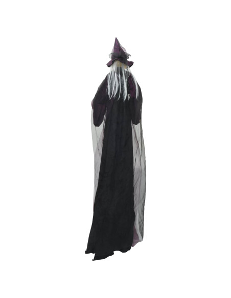Strega parlante appesa di Halloween Viola 216 x 125 cm
