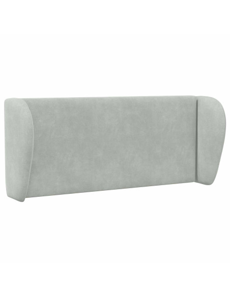 Orecchia della Testata Grigio chiaro 40 x 23 x 6 cm Velluto
