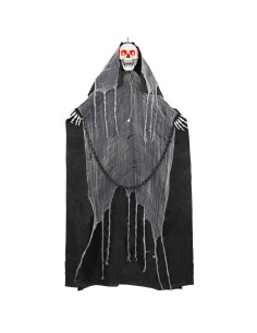 Tristo mietitore da appendere per Halloween SPOOKA Nero 2