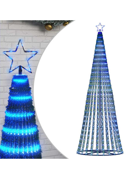 Albero di Natale a LED 475 LED Blu 247 cm