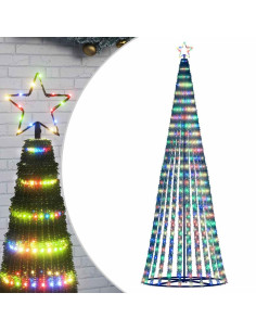 Albero di Natale a LED 475 LED Colorato 247 cm 2