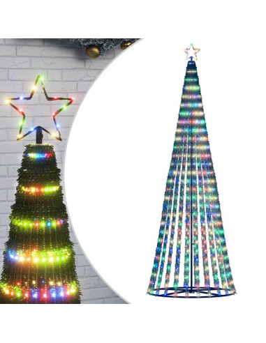 Albero di Natale a LED 475 LED Colorato 247 cm