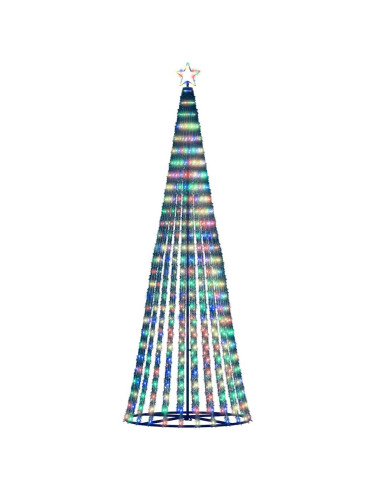 Albero di Natale a LED 475 LED Colorato 247 cm