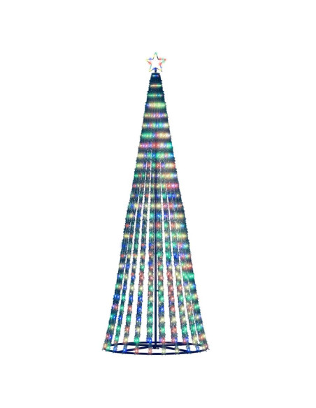 Albero di Natale a LED 475 LED Colorato 247 cm