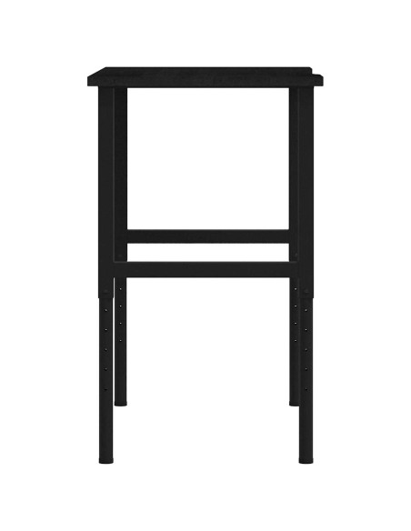 Banco Lavoro Marrone Scuro 100x60x(71,5-98) cm Legno di Rovere