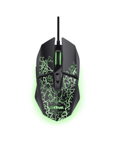 Trust GXT 113 Felox mouse Gaming Mano destra USB tipo A Ottico 6400 DPI