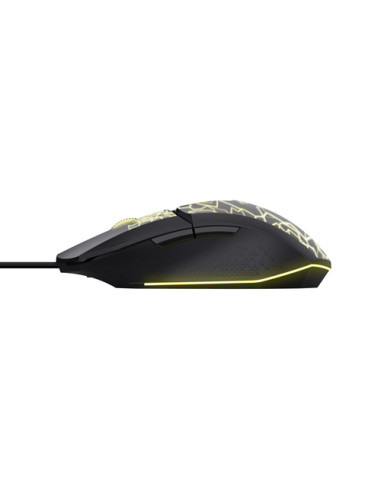 Trust GXT 113 Felox mouse Gaming Mano destra USB tipo A Ottico 6400 DPI