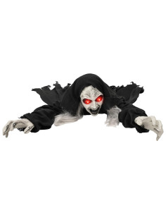 Zombie strisciante di Halloween SPOOKA Nero 41 x 130 x 24 cm 2