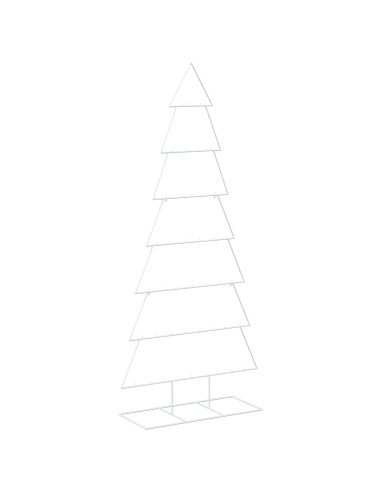 Albero di Natale in metallo con supporto KUOPIO 210 cm Acciaio