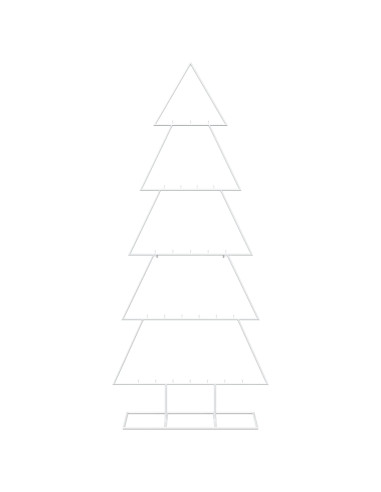 Albero di Natale in metallo con supporto KUOPIO 150 cm Acciaio