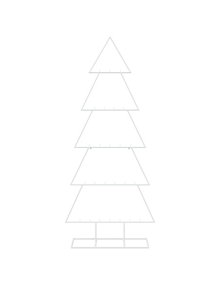 Albero di Natale in metallo con supporto KUOPIO 150 cm Acciaio