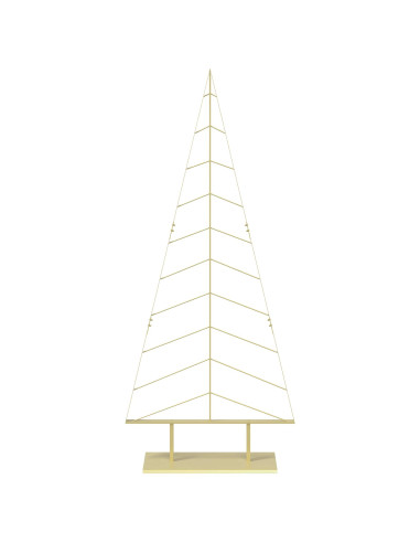 Albero di Natale in metallo con supporto KUOPIO 210 cm Acciaio