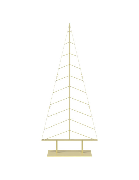 Albero di Natale in metallo con supporto KUOPIO 210 cm Acciaio