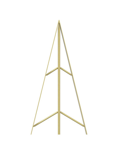 Albero di Natale in metallo con supporto KUOPIO 210 cm Acciaio