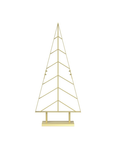 Albero di Natale in metallo con supporto KUOPIO 90 cm Acciaio