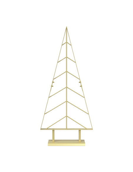Albero di Natale in metallo con supporto KUOPIO 90 cm Acciaio