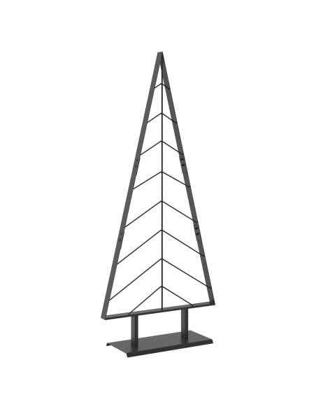 Albero di Natale in metallo con supporto KUOPIO 150 cm Acciaio
