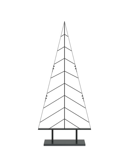 Albero di Natale in metallo con supporto KUOPIO 150 cm Acciaio