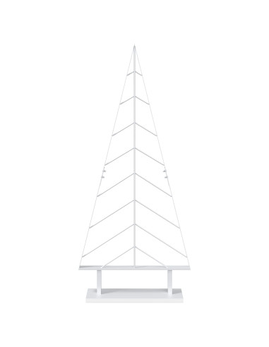 Albero di Natale in metallo con supporto KUOPIO 125 cm Acciaio