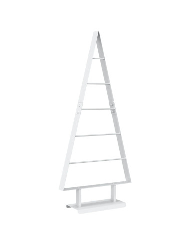 Albero di Natale in metallo KUOPIO 90 cm Acciaio Bianco
